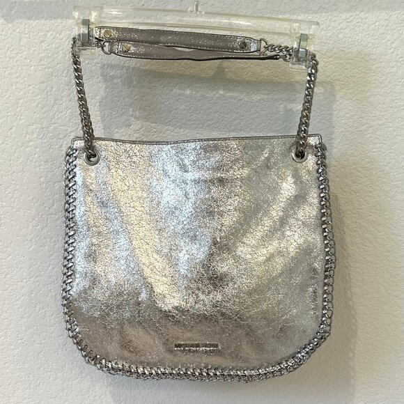 Michael Kors Handbags - HOST PICK, Design Posh Party — Michael Kors Metallic Silver Shoulder Bag